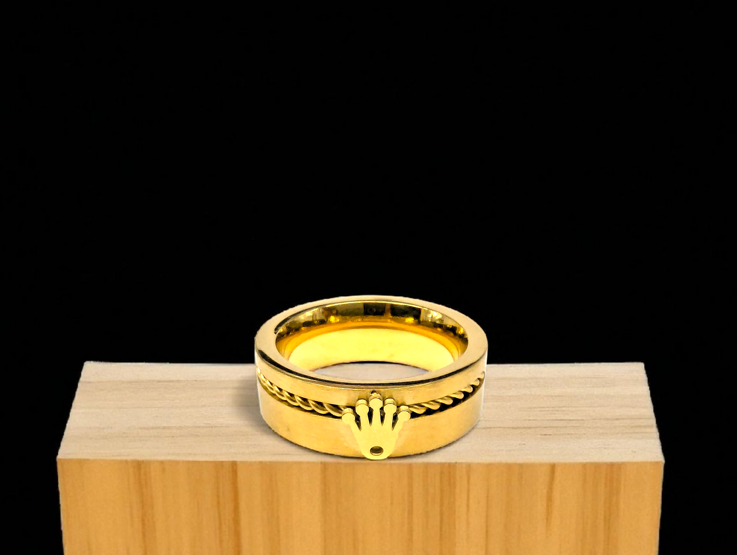 Royal Crown Gold Band Ring