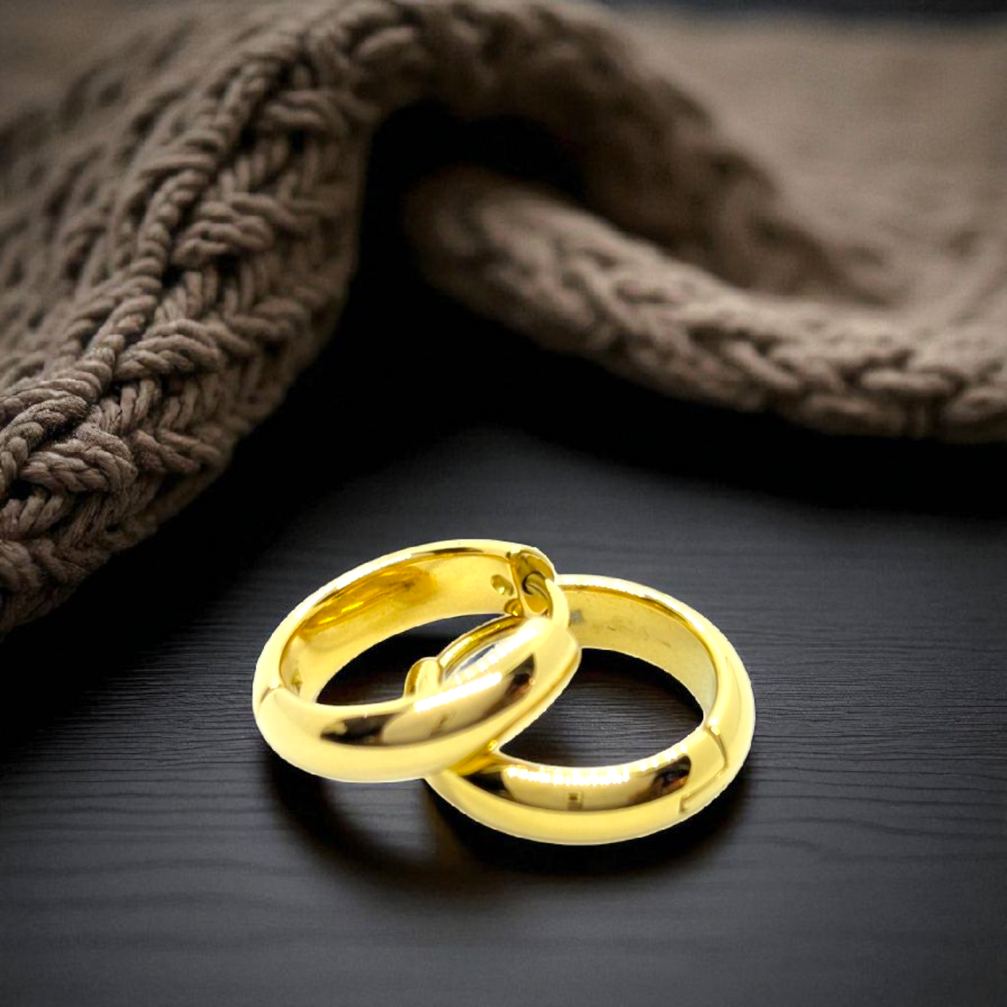 Men’s Gold Hoop Earrings