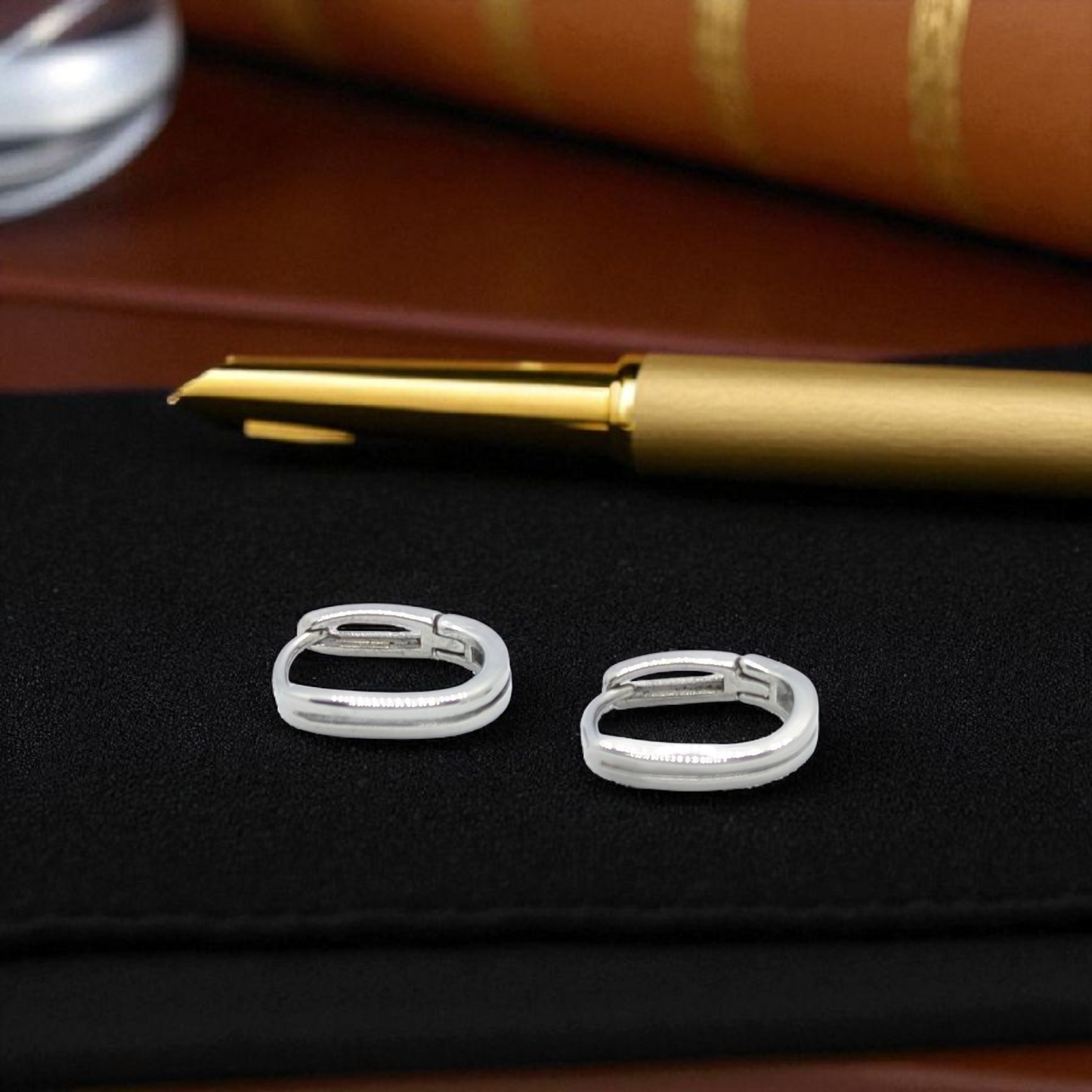 Oxidized Hoop Earrings for Men – Vintage Grit Meets Modern Cool