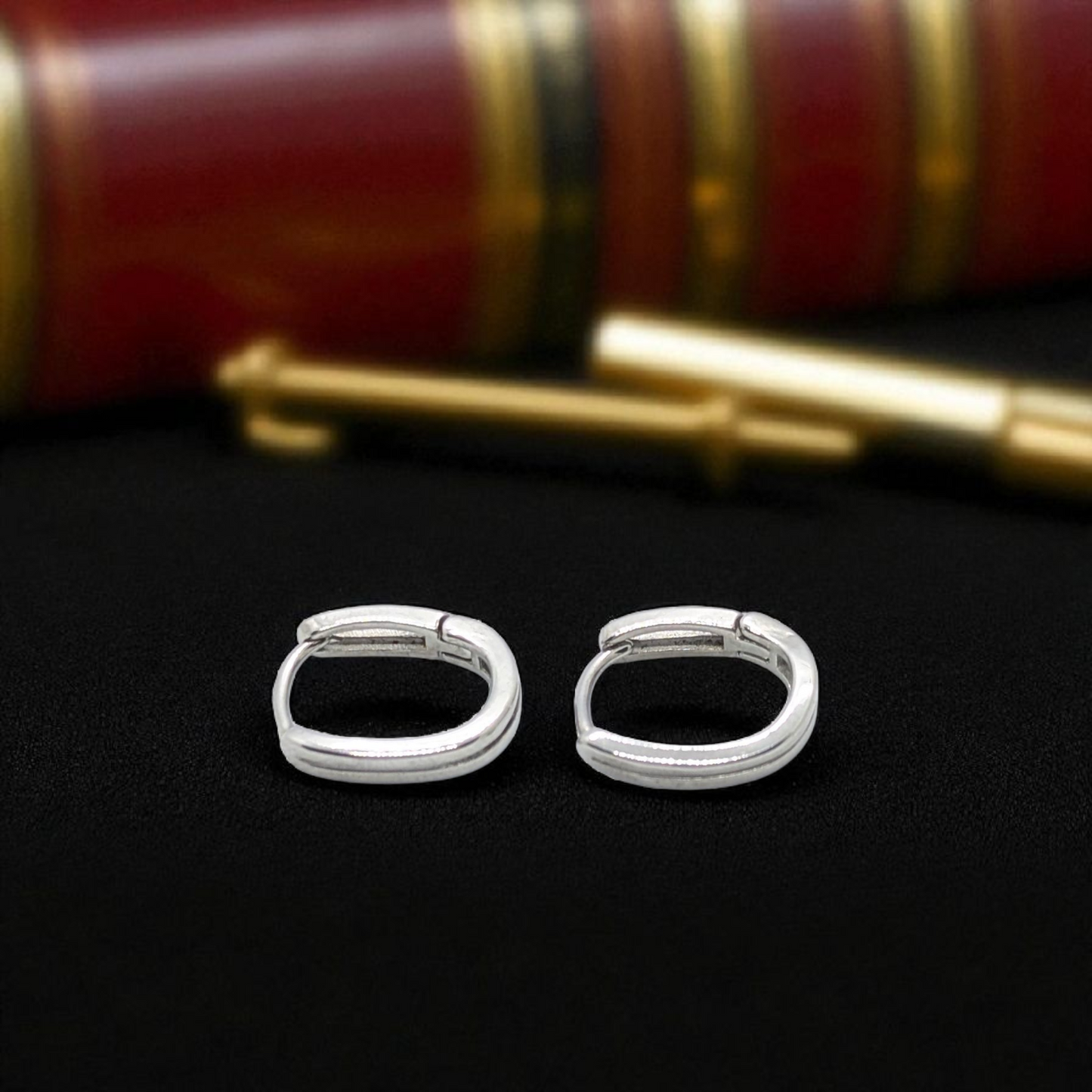 Oxidized Hoop Earrings for Men – Vintage Grit Meets Modern Cool