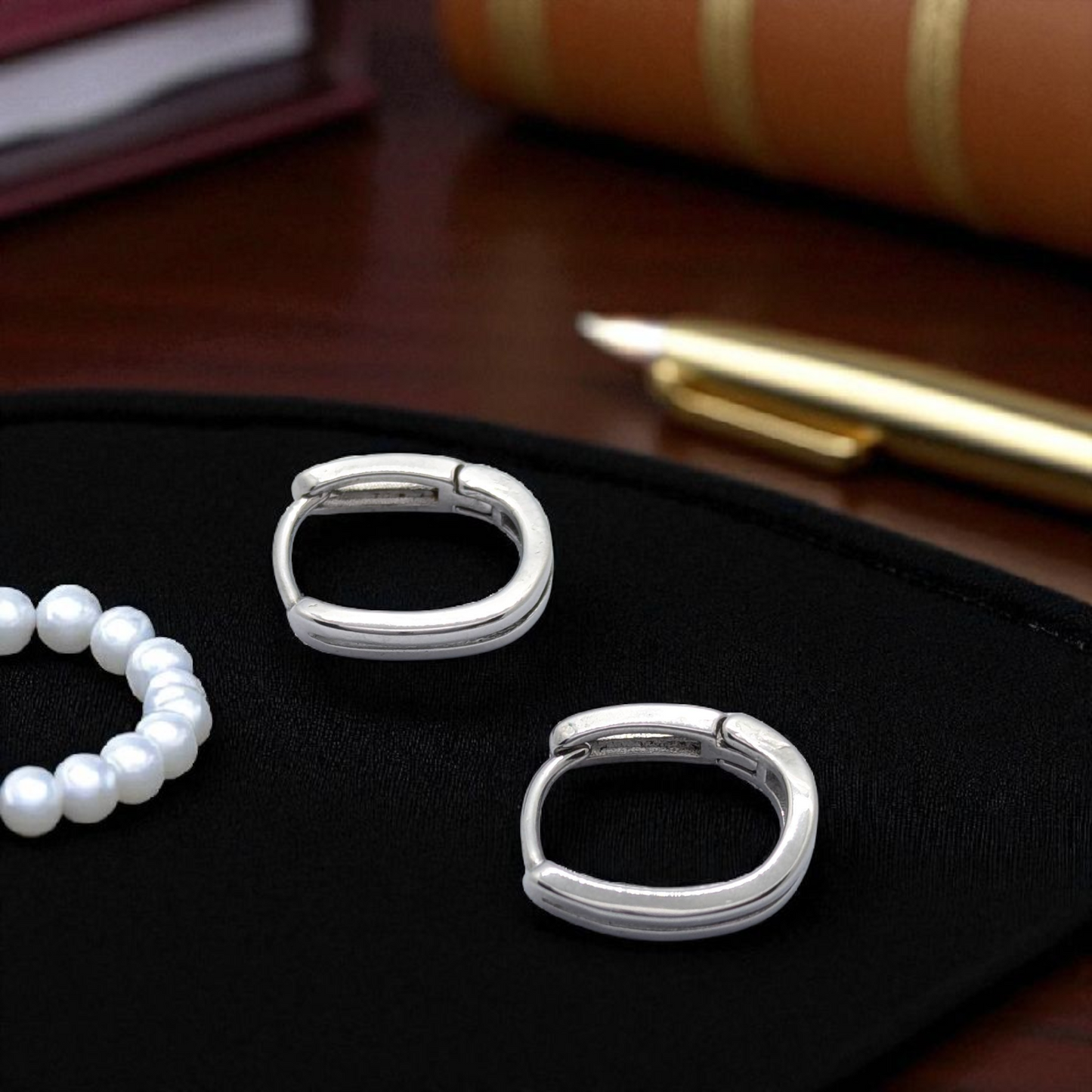 Oxidized Hoop Earrings for Men – Vintage Grit Meets Modern Cool