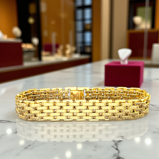 Titan Link Gold Bracelet