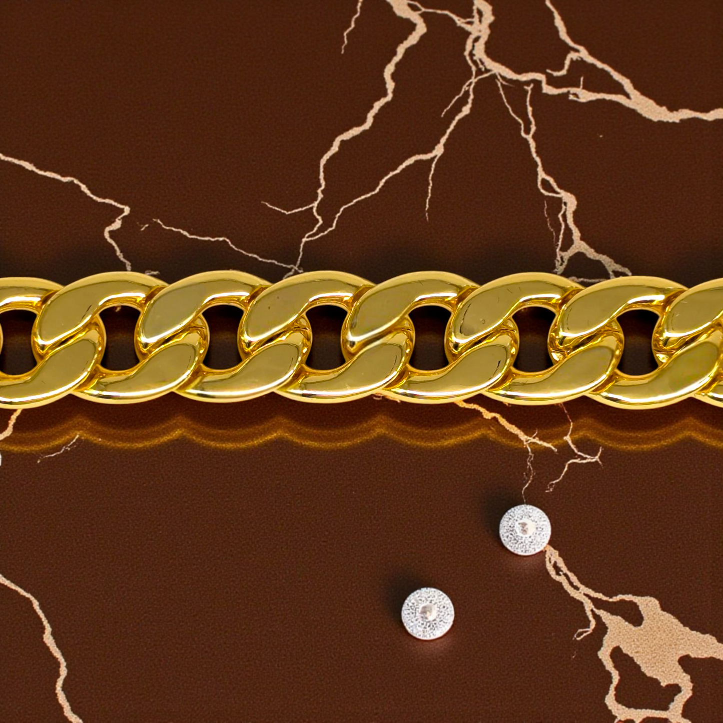 Premium Gold Cuban Link Bracelet – 12mm