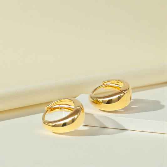 Men’s Bell shaped Hoop Earrings