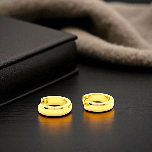 Men’s Gold Hoop Earrings