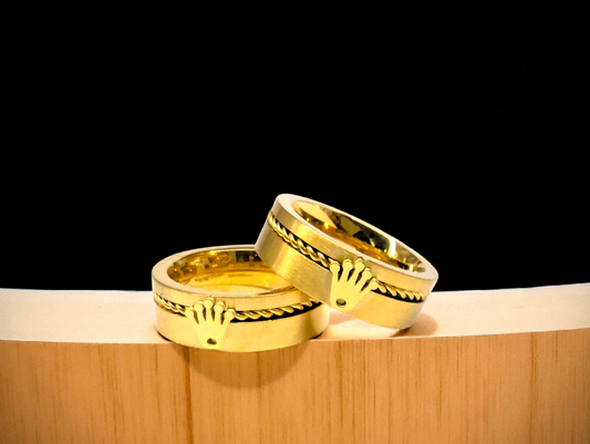 Royal Crown Gold Band Ring