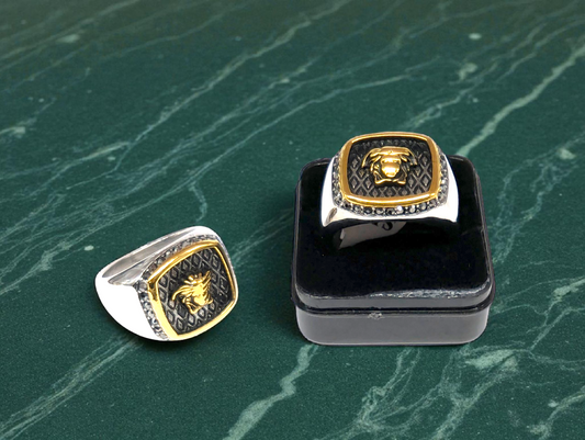 Elegant Black Stone Statement Ring