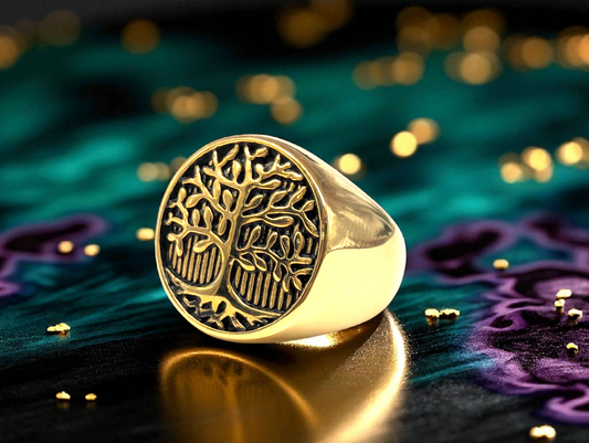 Tree of Life Gold Ring – Symbol of Strength &amp; Connection