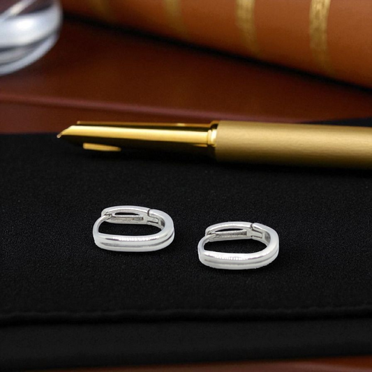 Oxidized Hoop Earrings for Men – Vintage Grit Meets Modern Cool