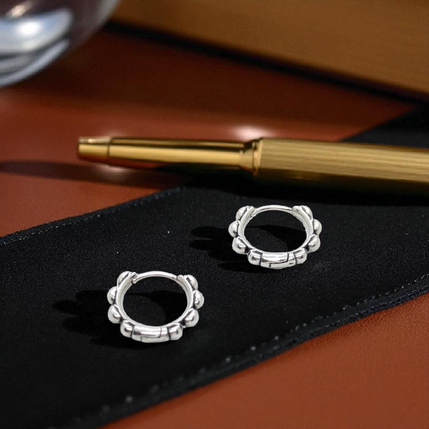 Oxidized Skull Earrings for Men – Bold, Gothic, and Unapologetically You
