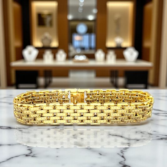 Titan Link Gold Bracelet