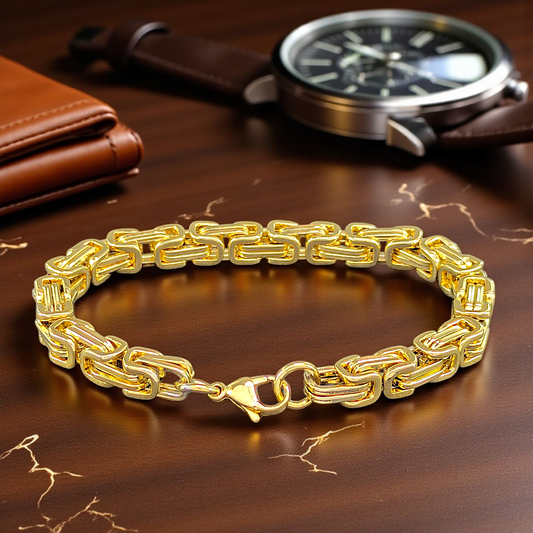 Gilded Flow link Bracelet
